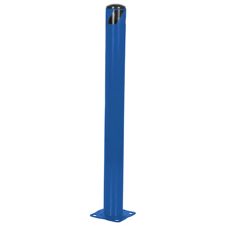 Vestil STEEL PIPE SAFETY BOLLARD 42"X5.5" BLUE BOL-42-5.5-BU